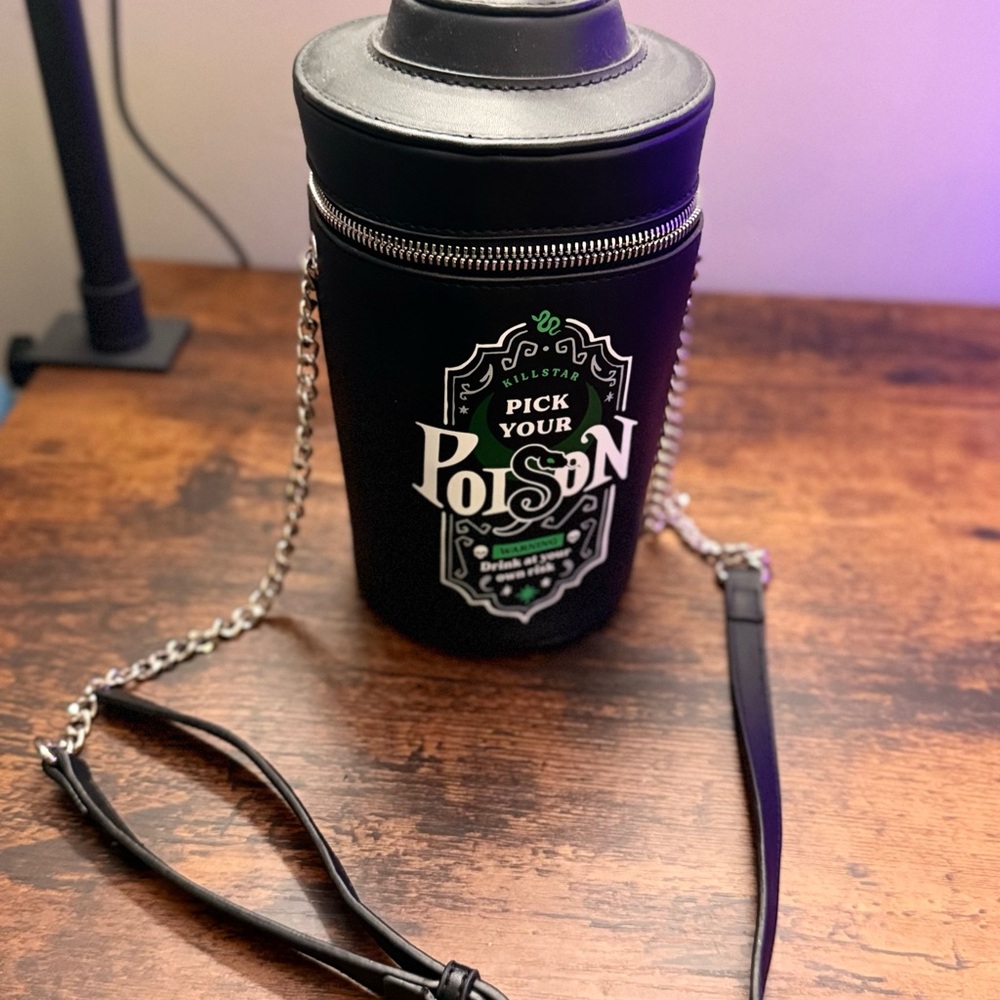 Black 'Pick Your Poison' Crossbody Bag